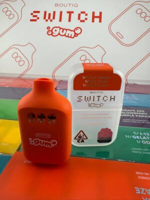 Boutiq Switch Gum 2G THCA Disposable | Boutiq Switch Gum