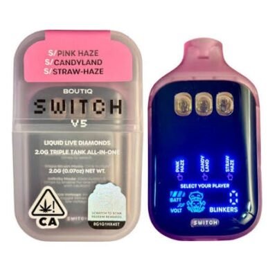 BOUTIQ SWITCH V5 2G PINK HAZE × CANDYLAND × STRAW-HAZE (SATIVA)