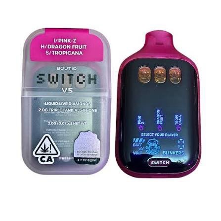 BOUTIQ SWITCH V5 2G PINK-Z (INDICA) × DRAGON FRUIT (HYBRID) × TROPICANA (SATIVA)