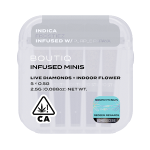 Boutiq Infused Minis Pre Rolls Frostiez x Purple Papaya