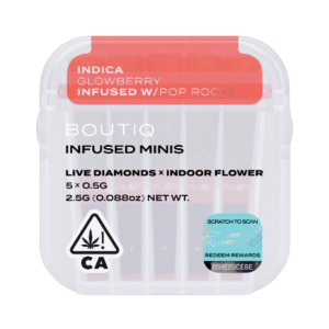 Boutiq Infused Minis Pre Rolls Glowberry x Pop Rocks