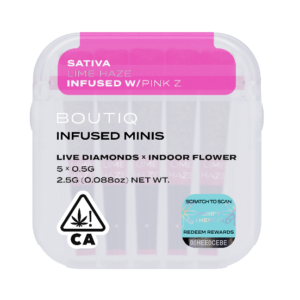 Boutiq Infused Minis Pre Rolls Lime Haze and Pink Z