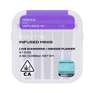 Boutiq Infused Minis Pre Rolls Melon Z and Slimeade