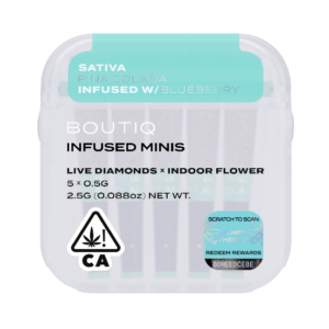 Boutiq Infused Mini Pre Rolls Pina Colada and Blueberry