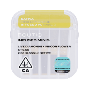 Boutiq Infused Minis Pre Rolls Pink Lemonade and Mango