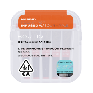 Boutiq Infused Minis Pre Rolls Rocket Pop and Sour Apple