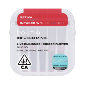 Boutiq Infused Minis Pre Rolls Cake Mix x Blue Mango