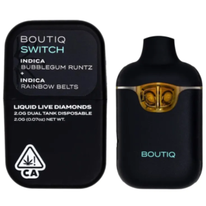 Boutiq Switch V2 Liquid Live Diamonds 2g Disposable Carts Wholesale