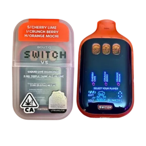 Boutiq Switch V5 – Cherry Lime (Sativa) X Crunch Berry (Indica) X Orange Mochi (Hybrid)