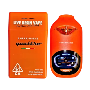 SHERBINSKIS QUATTRO 2G LIVE RESIN DISPOSABLE | PINK CHERRY (Hybrid) x COTTON CANDY (Hybrid)