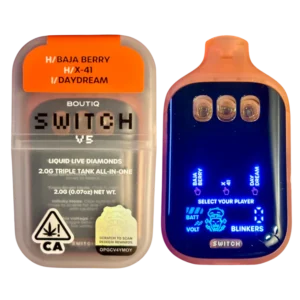Boutiq Switch V5 – Baja Berry (Hybrid ) X  X-41 (Hybrid) X Daydream (Indica)