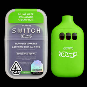 BOUTIQ SWITCH V5 (3 in 1) GUM LIMITED EDITION “LIME HAZE”, “SLIMEADE”, “STARFRUIT”